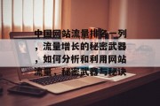 中国网站流量排名一列，流量增长的秘密武器，如何分析和利用网站流量，秘密武器与秘诀