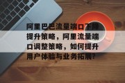 阿里巴巴流量端口下降提升策略,阿里流量端口调整策略,如何提升用户体验与业务拓展? 阿里巴巴流量端口下降提升策略,阿里流量端口调整策略,如何提升用户体验与业务拓展?