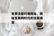 免费流量叼嘿网站，揭秘互联网时代的流量盛宴