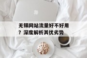 无锡网站流量好不好用?深度解析其优劣势 无锡网站流量好不好用?深度解析其优劣势
