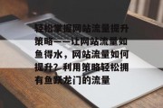 轻松掌握网站流量提升策略——让网站流量如鱼得水,网站流量如何提升?利用策略轻松拥有鱼跃龙门的流量 轻松掌握网站流量提升策略——让网站流量如鱼得水,网站流量如何提升?利用策略轻松拥有鱼跃龙门的流量