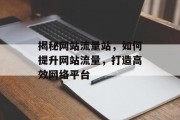 揭秘网站流量站，如何提升网站流量，打造高效网络平台