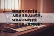 SEO策略中的SEM占网站流量占比问题,SEO与SEM的平衡,如何最大化转化率? SEO策略中的SEM占网站流量占比问题,SEO与SEM的平衡,如何最大化转化率?