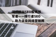 深圳网站SEO服务领军者——搜行者SEO,助力企业网络营销腾飞 深圳网站SEO服务领军者——搜行者SEO,助力企业网络营销腾飞