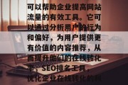 SEO排名工具是一款可以帮助企业提高网站流量的有效工具。它可以通过分析用户的行为和偏好，为用户提供更有价值的内容推荐，从而提升他们的在线转化率，SEO排名工具，优化企业在线转化的利器