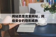 揭秘恶意流量网站,网络安全的隐形威胁 揭秘恶意流量网站,网络安全的隐形威胁