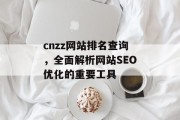 cnzz网站排名查询,全面解析网站SEO优化的重要工具 cnzz网站排名查询,全面解析网站SEO优化的重要工具