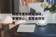 揭秘流量刷网站源码,掌握核心,实现高效引流 揭秘流量刷网站源码,掌握核心,实现高效引流