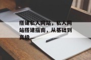 搭建私人网站,私人网站搭建指南,从基础到高级 搭建私人网站,私人网站搭建指南,从基础到高级