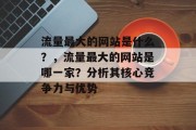 流量最大的网站是什么?,流量最大的网站是哪一家?分析其核心竞争力与优势 流量最大的网站是什么?,流量最大的网站是哪一家?分析其核心竞争力与优势