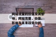 网站流量的价值及其影响，网站流量，价值、影响及未来趋势分析