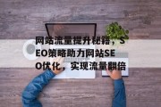 网站流量提升秘籍,SEO策略助力网站SEO优化,实现流量翻倍 网站流量提升秘籍,SEO策略助力网站SEO优化,实现流量翻倍