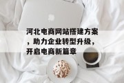 河北电商网站搭建方案,助力企业转型升级,开启电商新篇章 河北电商网站搭建方案,助力企业转型升级,开启电商新篇章