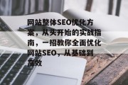 网站整体SEO优化方案,从头开始的实战指南,一招教你全面优化网站SEO,从基础到高效 网站整体SEO优化方案,从头开始的实战指南,一招教你全面优化网站SEO,从基础到高效