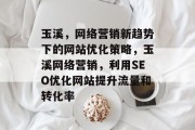 玉溪，网络营销新趋势下的网站优化策略，玉溪网络营销，利用SEO优化网站提升流量和转化率