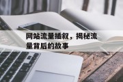 网站流量插叙,揭秘流量背后的故事 网站流量插叙,揭秘流量背后的故事