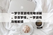 一梦华胥游戏攻略详解，华胥梦境，一梦游戏攻略解读
