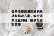 关于浪费流量网站的挑战和解决方案，解析浪费流量网站，挑战与应对策略