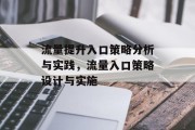 流量提升入口策略分析与实践,流量入口策略设计与实施 流量提升入口策略分析与实践,流量入口策略设计与实施
