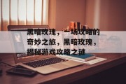 黑暗玫瑰，一场攻略的奇妙之旅，黑暗玫瑰，揭秘游戏攻略之谜