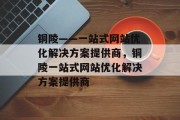 铜陵——一站式网站优化解决方案提供商,铜陵一站式网站优化解决方案提供商 铜陵——一站式网站优化解决方案提供商,铜陵一站式网站优化解决方案提供商