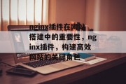 nginx插件在网站搭建中的重要性,nginx插件,构建高效网站的关键角色 nginx插件在网站搭建中的重要性,nginx插件,构建高效网站的关键角色