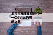 云南网站排名新标杆——C3Sales的崛起之路 云南网站排名新标杆——C3Sales的崛起之路