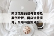 网店流量的提升策略及案例分析,网店流量提升,策略与案例分析
