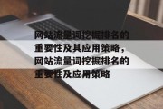 网站流量词挖掘排名的重要性及其应用策略,网站流量词挖掘排名的重要性及应用策略 网站流量词挖掘排名的重要性及其应用策略,网站流量词挖掘排名的重要性及应用策略