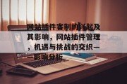 网站插件客制的兴起及其影响,网站插件管理,机遇与挑战的交织——影响分析 网站插件客制的兴起及其影响,网站插件管理,机遇与挑战的交织——影响分析
