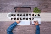 国内网站流量统计，解析趋势与策略优化