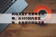 网站流量扩充策略全攻略,从SEO到内容营销,全面提升网站流量 网站流量扩充策略全攻略,从SEO到内容营销,全面提升网站流量
