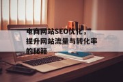 电商网站SEO优化,提升网站流量与转化率的秘籍 电商网站SEO优化,提升网站流量与转化率的秘籍