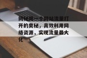揭秘同一个网站流量打开的奥秘,高效利用网络资源,实现流量最大化 揭秘同一个网站流量打开的奥秘,高效利用网络资源,实现流量最大化