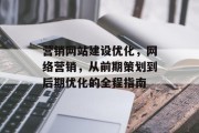 营销网站建设优化,网络营销,从前期策划到后期优化的全程指南 营销网站建设优化,网络营销,从前期策划到后期优化的全程指南
