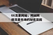 66流量网站,揭秘网络流量市场的秘密花园 66流量网站,揭秘网络流量市场的秘密花园