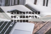 深入解析知乎网站流量分析,洞察用户行为,优化内容策略 深入解析知乎网站流量分析,洞察用户行为,优化内容策略