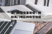海门网站流量激增,揭秘海门地区网络营销新趋势 海门网站流量激增,揭秘海门地区网络营销新趋势
