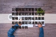 公益网站流量的背后,数据驱动的决策和营销策略,公益网站流量背后的数据驱动决策与营销策略分析 公益网站流量的背后,数据驱动的决策和营销策略,公益网站流量背后的数据驱动决策与营销策略分析