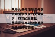 从看头条号流量提升到搜索引擎优化的关键要素，SEO的重要性，从流量提升到搜索引擎优化的关键要素