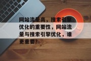 网站流量高，搜索引擎优化的重要性，网站流量与搜索引擎优化，谁更重要？