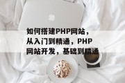 如何搭建PHP网站,从入门到精通,PHP网站开发,基础到精通