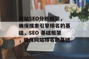 网站SEO分析框架,确保搜索引擎排名的基础,SEO 基础框架,确保网站排名的基础 网站SEO分析框架,确保搜索引擎排名的基础,SEO 基础框架,确保网站排名的基础