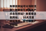 有哪些网站可以领取流量?想要吸引更多用户点击你网站?来看看这些网站。,10大流量网站推荐,吸引新用户的秘籍 有哪些网站可以领取流量?想要吸引更多用户点击你网站?来看看这些网站。,10大流量网站推荐,吸引新用户的秘籍