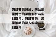 网络营销领域,网站流量博士的深度解析与实战应用,网络营销,流量策略的深入解读与实战应用 网络营销领域,网站流量博士的深度解析与实战应用,网络营销,流量策略的深入解读与实战应用
