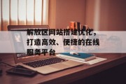 解放区网站搭建优化,打造高效、便捷的在线服务平台 解放区网站搭建优化,打造高效、便捷的在线服务平台