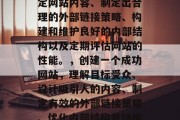 分析目标客户群体、确定网站内容、制定出合理的外部链接策略、构建和维护良好的内部结构以及定期评估网站的性能。,创建一个成功网站,理解目标受众、设计吸引人的内容、制定有效的外部链接策略、优化内部结构并持续评估性能 分析目标客户群体、确定网站内容、制定出合理的外部链接策略、构建和维护良好的内部结构以及定期评估网站的性能。,创建一个成功网站,理解目标受众、设计吸引人的内容、制定有效的外部链接策略、优化内部结构并持续评估性能