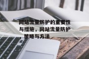 网站流量防护的重要性与措施，网站流量防护，策略与方法