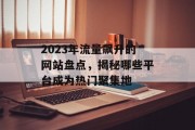 2023年流量飙升的网站盘点,揭秘哪些平台成为热门聚集地 2023年流量飙升的网站盘点,揭秘哪些平台成为热门聚集地
