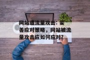 网站遭流量攻击: 妥善应对策略，网站被流量攻击应如何应对?